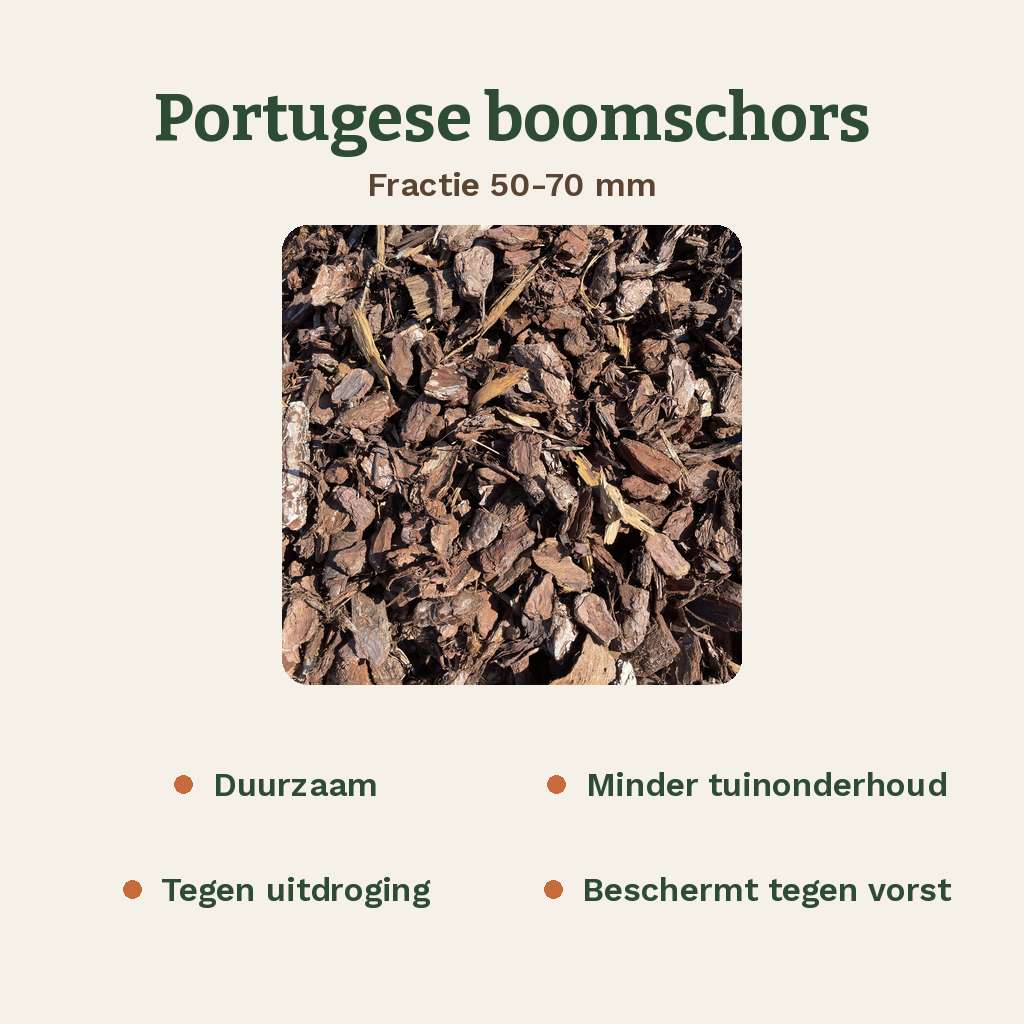 Eigenschappen van Portugese boomschors 50-70 — productcard