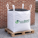 Big bag 1 m³ basalt zwart op europallet