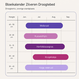 Bloeikalender Zilveren Droogtebed