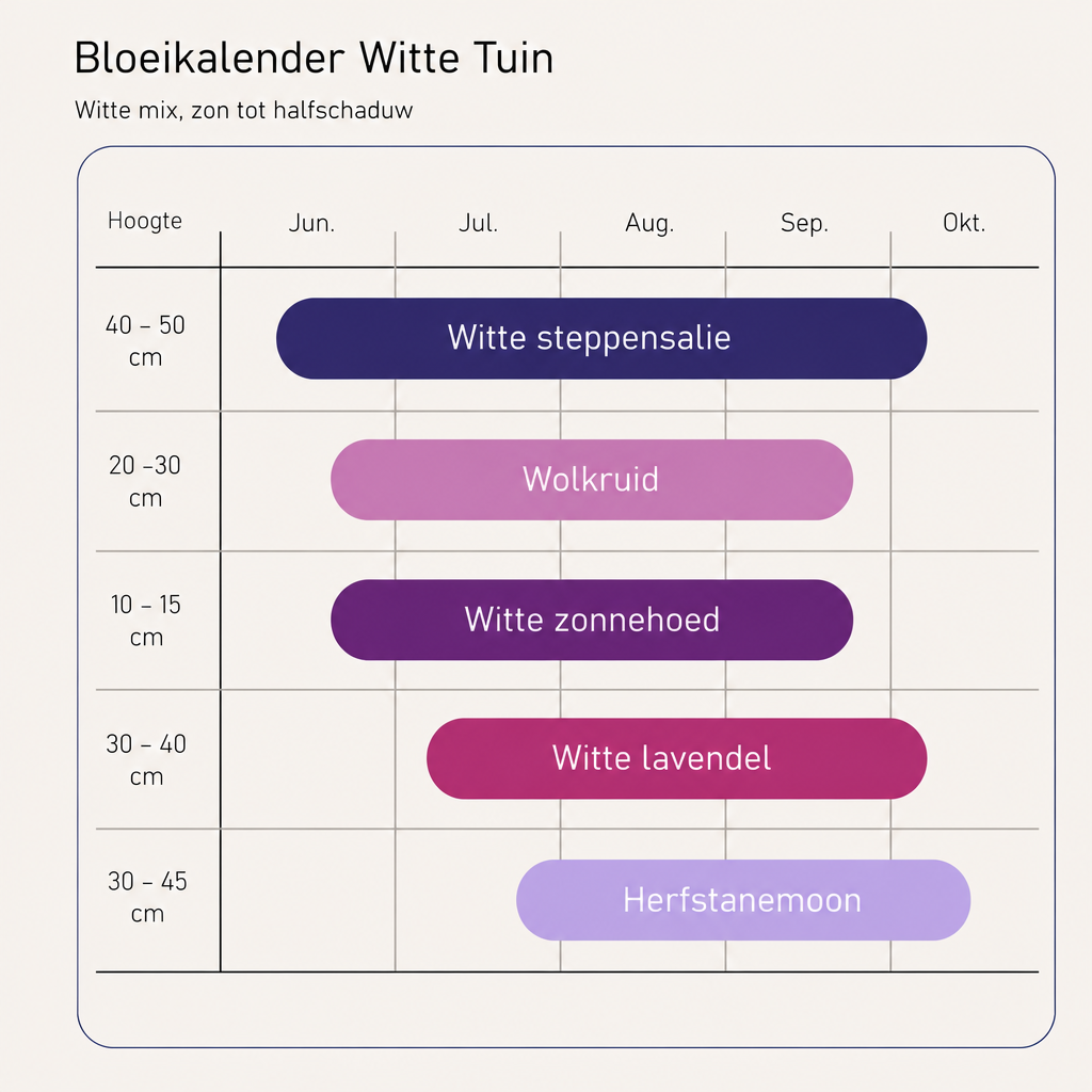 Bloeikalender Witte Tuin