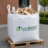 Levering big bag berkenhout aan huis op pallet