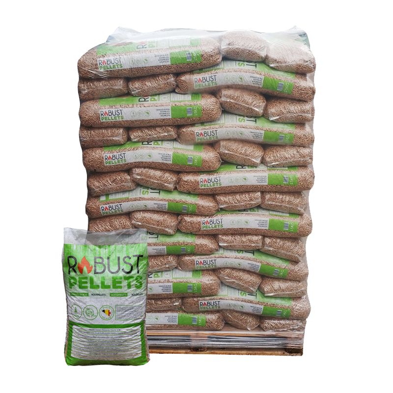 Pallet Robust Pellets met 65 zakken van 15 kg (975 kg)