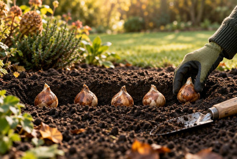 Bloembol, klaar om te planten