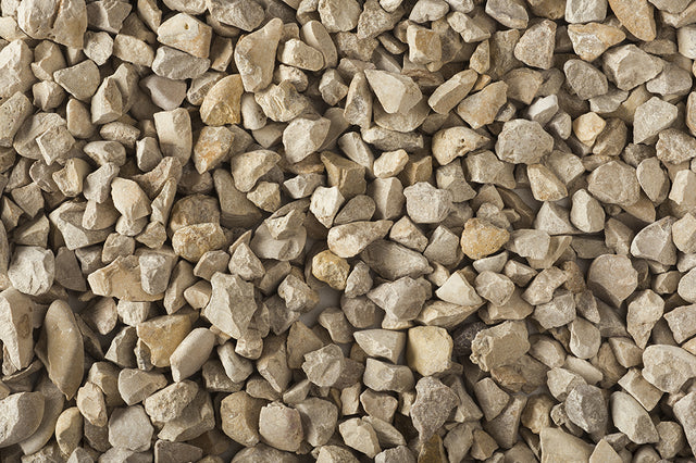 Cadure 8/11, close-up van de beige-grijze steen