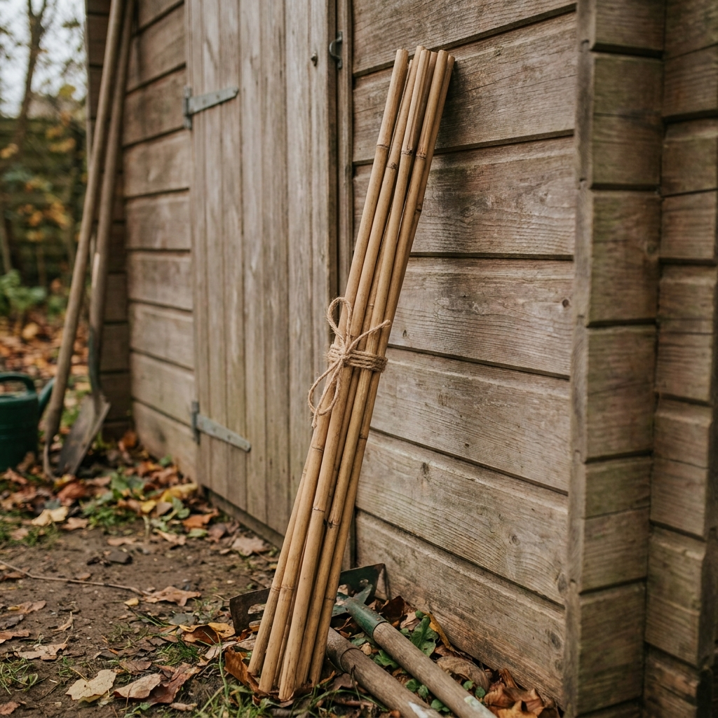 Bamboe plantstokken 90 cm, bundel 25 stuks