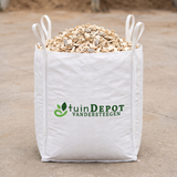 Bigbag blanco houtchips — rechtopstaande volle bigbag