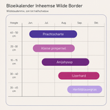 Bloeikalender Inheemse Wilde Border