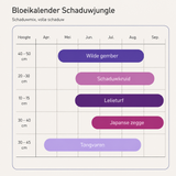 Bloeikalender Schaduwjungle