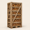 Brandhout els — volle pallet in kist