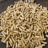 Close-up van Robust naaldhoutpellets, 6 mm diameter