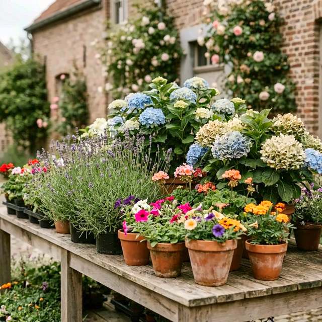 Bloemen en planten