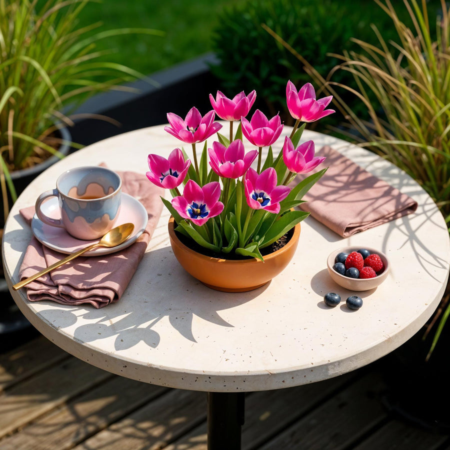 Tulpenbollen Little Beauty — donker roze, 25 stuks (bolmaat 6/7)