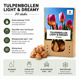 Tulpenbollen Light and Dreamy — pastelmix, 20 stuks (maat 11/12)