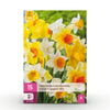Green boutiQ - Bloembollen - Narcis Large Cupped mix - Kleur Geel en Wit - 15 stuks - Bolmaat 12/14 - XXL Pack