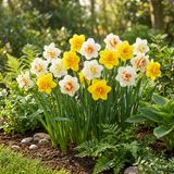 20x Narcissus Double mix - Gevulde narcis mix - Geel en Wit - Voorjaarsbloeier - Bolmaat 12/14