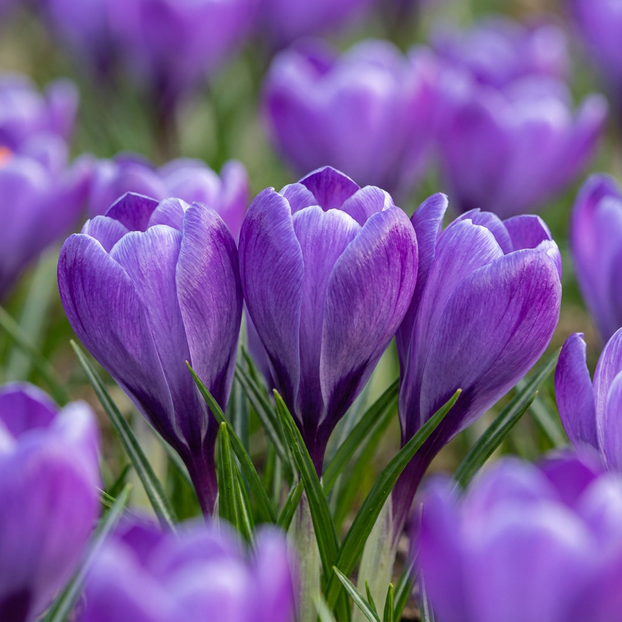 Krokusbollen Blue — blauw, 120 stuks (bolmaat 7/8)