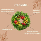 Echte krans Mia | Ø diameter 30 cm