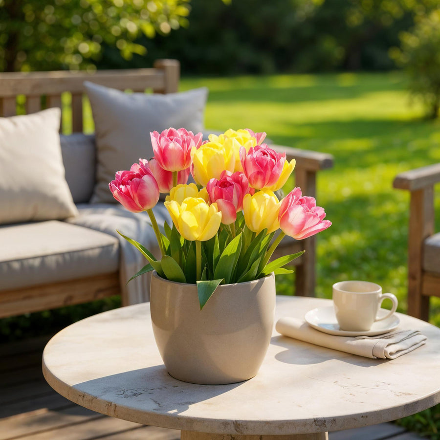 Tulpenbollen Foxtrot mix — gemengde kleuren, 12 stuks (bolmaat 11/12)
