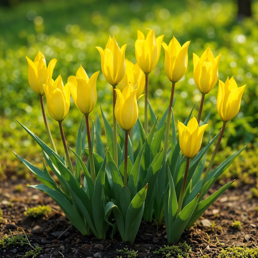 Tulpenbollen Sylvestris — geel, 20 stuks (bolmaat 5/6)
