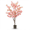 Kunstplant - Prunus - Kersenbloesem - Roze - 135cm