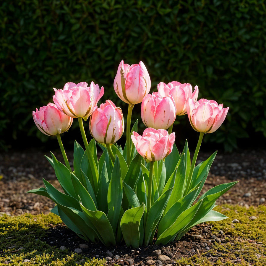 Tulpenbollen Double Pink — roze, 12 stuks (bolmaat 11/12)