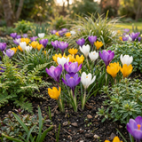 200x Crocus Species mix - Krokus soortenmix - Diversen - Verwilderingsbol - Bolmaat 5/6