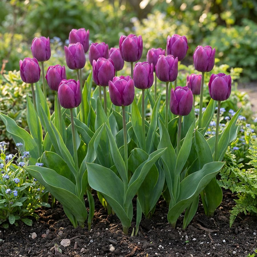 Tulpenbollen Triumph Purple — paars, 60 stuks (bolmaat 11/12)