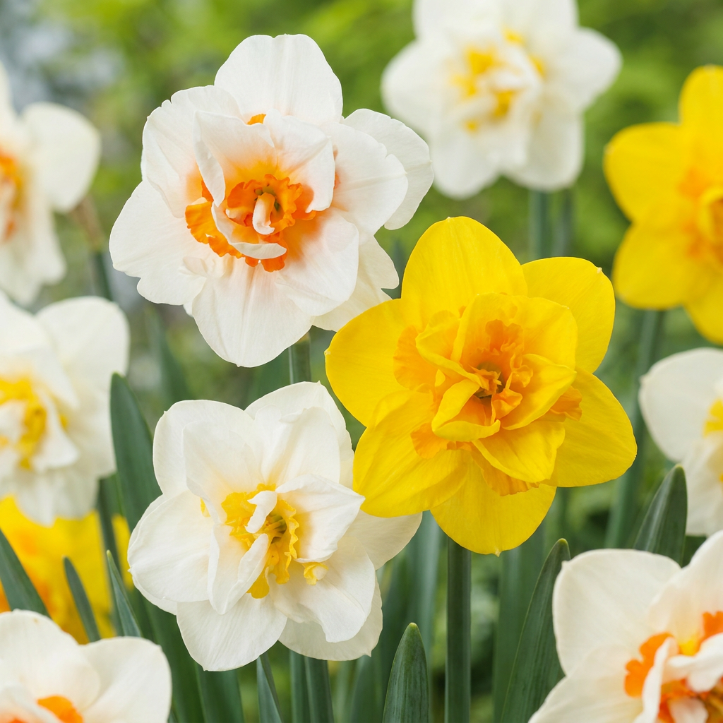 30x Narcissus Double mix - Gevulde narcis mix - Diversen - Voorjaarsbloeier - Bolmaat 10/12
