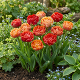 96x Tulipa Gudoshnik Double - Gevuldbloemige tulp Gudoshnik - Diversen - Voorjaarsbloeier - Bolmaat 11/12