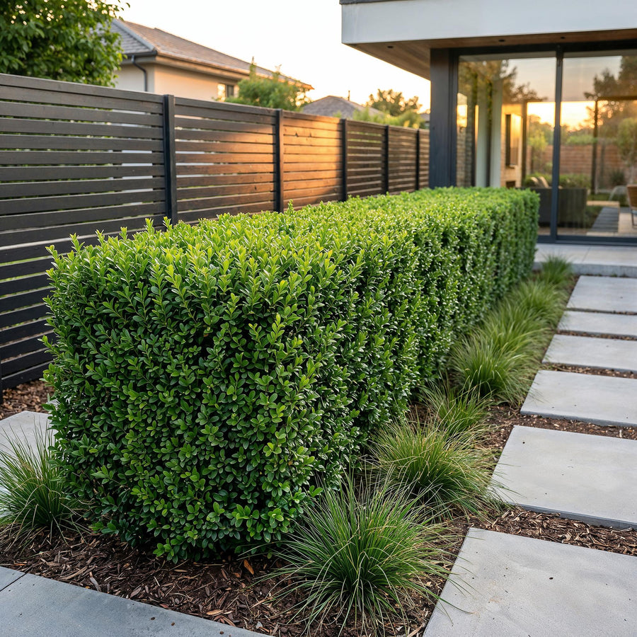 Buxus sempervirens — Palmboompjehaag, 16 stuks, 20-25 cm