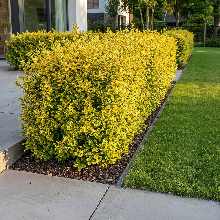 Ligustrum ovalifolium Aureum — Ligusterhaag, 40 stuks, 35-45 cm