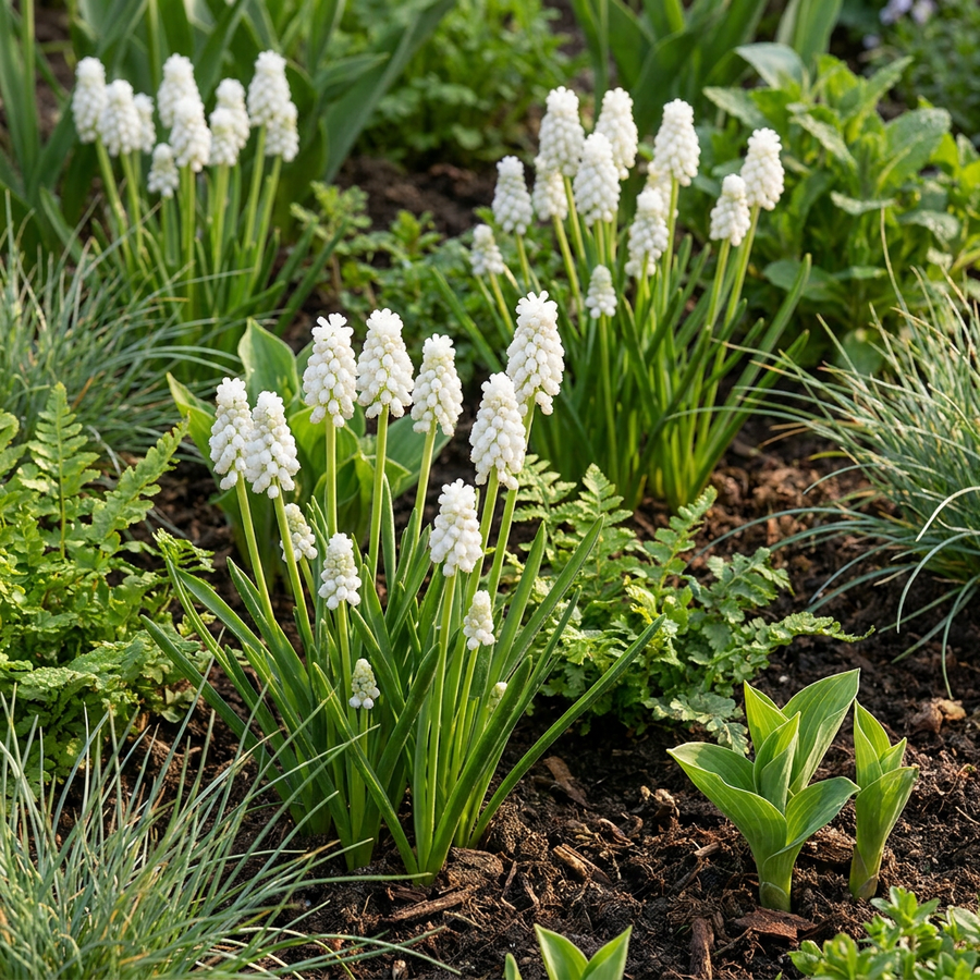 Muscaribollen White Magic — wit, 100 stuks (bolmaat 6/7)