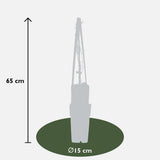 Clematis Nelly Moser - ↨65cm - Ø15