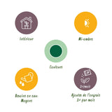 Green BoutiQ - Green is... Kamerplanten - Cupressus Gold Crest Wilma - Kamer conifeer - Weinig onderhoud - Groen - 1 Plant - Pot 21cm - Hoogte 85-95cm