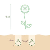 Green boutiQ - Bloembollen - Allium Purple Rain - Kleur Paars - 40 stuks - Bolmaat 10/12