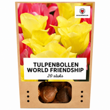 Tulpenbollen World Friendship — lichtgele tulp, 20 stuks (maat 11/12)