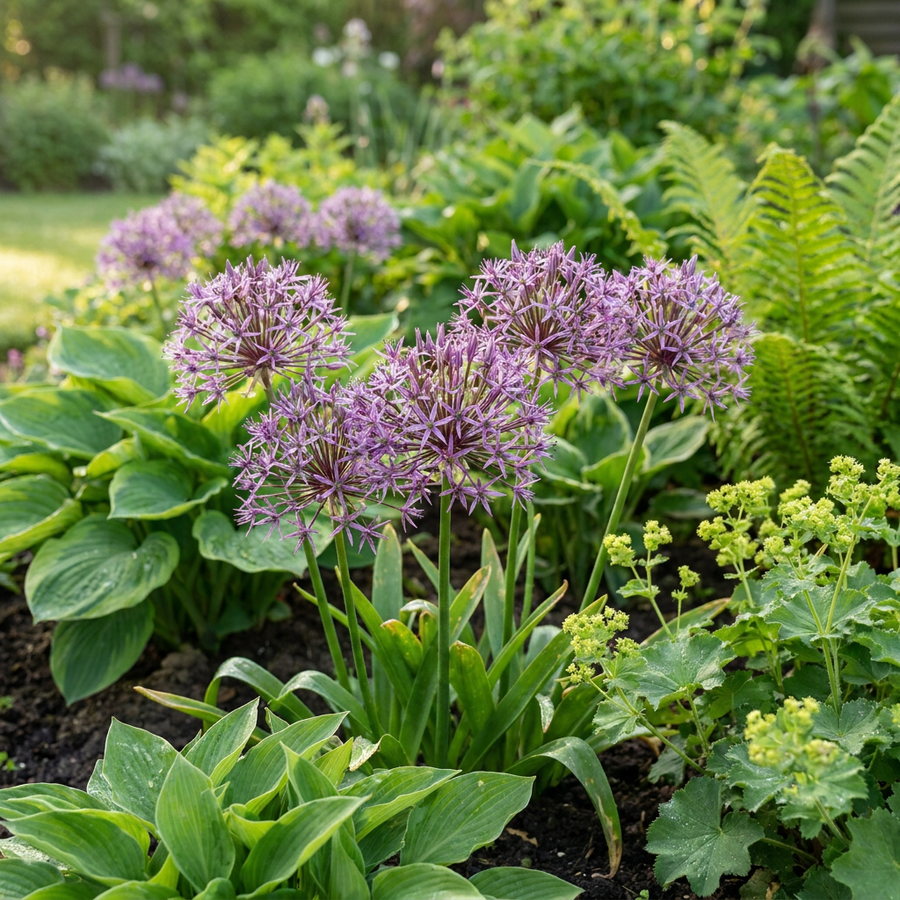 Alliumbollen Christophii — paars, 60 stuks (bolmaat 10/12)