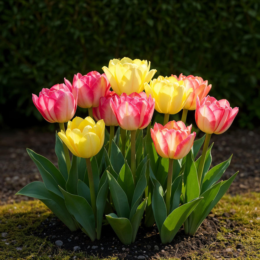 Tulpenbollen Foxtrot mix — gemengde kleuren, 12 stuks (bolmaat 11/12)