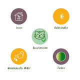Green boutiQ - Kamerplant - Chlorophytum comosum Bonnie - Krullende Graslelie - Huisdiervriendelijke Plant - Groen - 2 Planten - met Potter Grijs - Pot 12cm - Hoogte 20cm